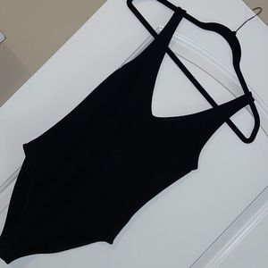 Black forever21 bodysuit
